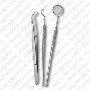 Kits de examen de higiene dental de 3 piezas para productos más vendidos Kit de examen dental con servicio OEM - Product Image 1