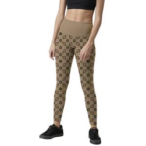 Custom High Waist Workout Leggings for Women Yoga Pants Sublimation Made Polyester <b>Nylon</b> Spandex Fabric Stretch Knitted <b>Tights</b> - Product Image 6