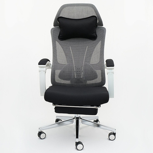 ergonomic Foam Office Chair with Adjustable Headrest and <b>Footrest</b> for Home Office Hospital Use - Product Image 2