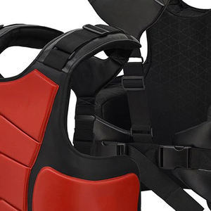 Nueva llegada con impresión de logotipo propio Mejor proveedor PU Cuero Lucha Boxeo Protección del pecho POR ABDULLAH MARTIAL ARTS - Product Image 5
