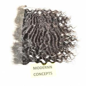 Unprocessed Cuticle Aligned Natural Silky 13*4 HD Frontal Wavy <b>Black</b> Color Virgin Raw Indian Temple Human <b>Hair</b> <b>Extensions</b> - Product Image 4