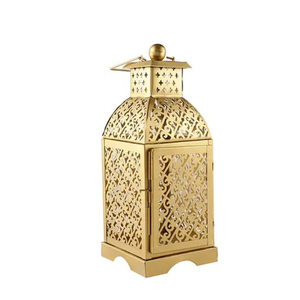 Portavelas decorativo dorado para bodas, decoración del hogar, hoteles, restaurantes, oficinas, alta calidad, hecho en India, venta al por mayor. - Product Image 1