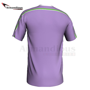 Camiseta de Fútbol Profesional Personalizada - 100% Poliéster Transpirable de Secado Rápido Unisex para Adultos Manga Corta con Nombres de Equipo/Jugador Personalizados - Product Image 5