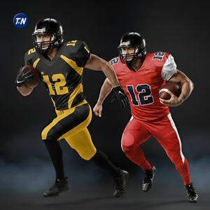 Pantalones Cortos de Uniforme de Fútbol Americano para Hombre, Impresión 3D, Nombre del Equipo Personalizado, Logotipo Delantero/Trasero, 100% Poliéster Transpirable, Tallas Grandes - Product Image 6
