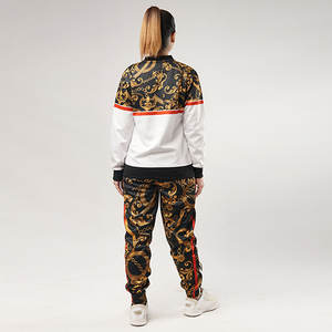 Blouson de survêtement et pantalon de survêtement d'hiver pour femmes avec logo personnalisé Jogger Sets XXL Size 100% Polestar Fleece 2 Piece Design - Product Image 4