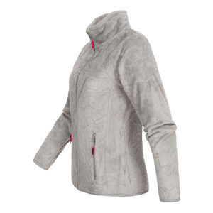 Veste polaire zippée élégante pour femme en sherpa, polaire polaire, laine et polyester, avec broderie de logo personnalisée, respirante, pour l'hiver - Product Image 4