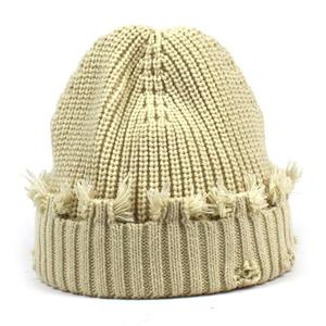 Bonnet en jacquard avec lettres personnalisées Bonnet en jacquard Bonnet en jacquard d'hiver Votre propre logo Broderie Angora Chapeaux en tricot blanc avec tête de mort - Product Image 4