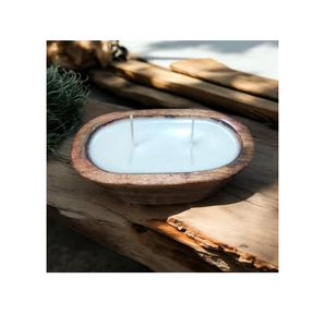 Bougeoir en bois bol à pâte artisanat prix de gros cadeaux décoratifs de noël bol à pâte prix le plus bas - Product Image 5