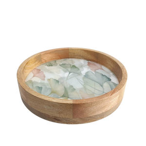 ถาดไม้อะคาเซียทรงสี่เหลี่ยมผืนผ้าถาดเสิร์ฟอาหารสีธรรมชาติสำหรับบ้านและร้านอาหาร - Product Image 5