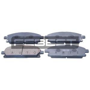 Set di pastiglie freno anteriori FEBEST (0201-T30F) - Product Image 1