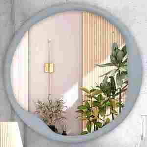 Hot Selling With Reasonable Price Handicrafts Wall <b>Mirror</b> Decoration Living Room Indoor Round <b>Wooden</b> Frame With High Quality - Product Image 2