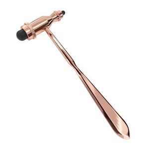 Marteau réflexe Tromner avec pointe pointue en or rose pour un examen neurologique précis et des tests réflexes - Product Image 1