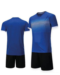 Conjunto de uniforme de fútbol con logotipo personalizado y corte automático, incluye calcetines de Jersey - Product Image 3