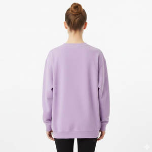 เสื้อสเวตเชิ้ตผู้หญิงทรงโอเวอร์ไซส์เนื้อผ้านุ่ม สวมใส่สบาย ทรงหลวม อุ่นสบายด้วยผ้าฟลีซ เหมาะสำหรับใส่ลำลองในชีวิตประจำวัน สไตล์แฟชั่นที่สมบูรณ์แบบสำหรับใส่เดินเล่นหรืออยู่บ้าน - Product Image 2