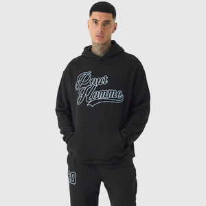 Unisex Custom Clothing Manufacturer for Puff Print Tracksuit Fitness <b>Jogger</b> Set Plus Size Winter Hoodies Sweat Pants Custom Logo - Product Image 4