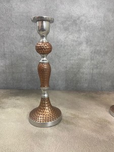 Porte-bougie vintage en cuivre, décoration de table à manger, porte-bougie en métal en forme de plume, vente chaude, pour décorer la maison, les fêtes et les hôtels - Product Image 4