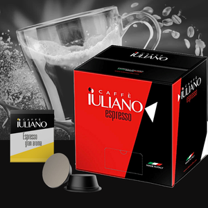 Cápsulas de Café Espresso Gran Aroma Napoli de Caffe Iuliano, 100 Unidades, Compatibles con Lavazza A Modo Mio, Café Arábica - Product Image 2