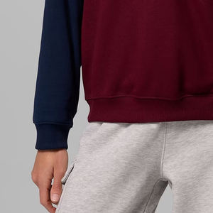 ColorBlock Design Women Sweatshirt For <b>Bulk</b> Orders With Front Zip Pockets For Comfort Casual Wear With Custiom Logo Cheap Rate - Product Image 3