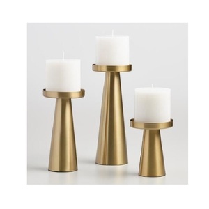 Portavelas de metal artesanales de lujo, ideales para bodas, fiestas, ocasiones festivas y decoración elegante del hogar. - Product Image 2