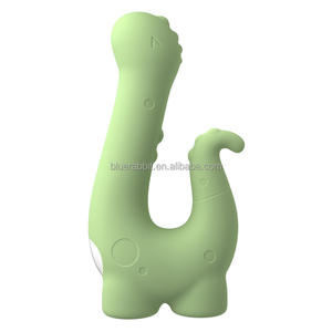 Sevimli dinozor erotik vibratör küçük Dino emme isıtma klitoris masaj toptan sevimli seks oyuncakları - Product Image 1