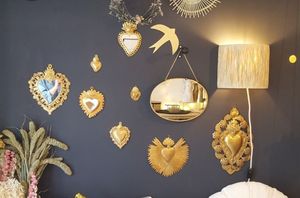 Pièce maîtresse murale en métal de coeur sacré pour l'article décoratif à la maison - Product Image 5