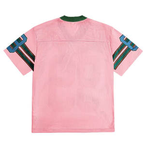 2025 ropa deportiva American Mesh Football Soccer Jersey para hombres nombre de equipo personalizado serigrafía Boxy Jersey - Product Image 6