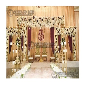 Chaises de mandap en bois Shobha Jain Impex pour mariage, fabriquées en Inde - Product Image 1