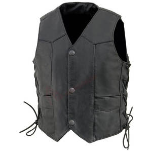 Chaleco de Cuero de Diseño Moderno, Hecho a Medida, de Alta Calidad, en Oferta - Product Image 5