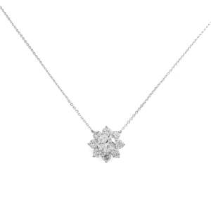 Collar con Colgante de Diamante Cultivado en Laboratorio Clásico de 387 Quilates en Oro Blanco de 14K, Joyería de Lujo Hecha a Mano - Product Image 2