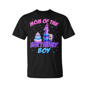 Camiseta de mamá del cumpleañero con diseño de lama, ropa de fiesta, celebración familiar - Product Image 2