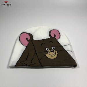 Gorro de Punto Unisex de Algodón 100% de Alta Calidad para Otoño e Invierno, Diseño Nuevo, Bordado 3D, Transpirable, Impermeable y Ligero - Product Image 5
