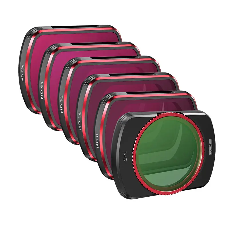 STARTRC aksesori kamera aksi, profesional Multi dilapisi magnetik CPL ND8/16/32/64/256 ND Filter Set untuk DJI Osmo pocket 3