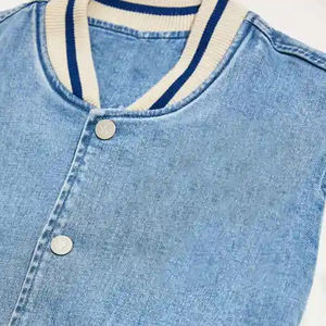 Vestes universitaires en coton unisexe manteau de baseball décontracté avec logo personnalisé veste Letterman pour hommes pour l'hiver - Product Image 2