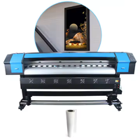 Imprimante à solvant écologique 1,6 m 1,8 m avec tête unique XP600, machine d'impression grand format pour bâche, autocollant, papier, étiquette