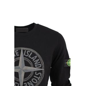 Felpa da uomo in cotone Premium in pietra di stagione a due fili con Logo modello di vestibilità regolare-OPPM2023ESRFOPMRK16