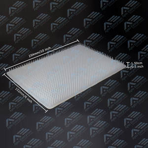 White Silicone Mat 254 Mm X 152 Mm X 15 Mm Orthopedic Instruments Sterilization Mat for Sterilization Tray Case Box - Product Image 3