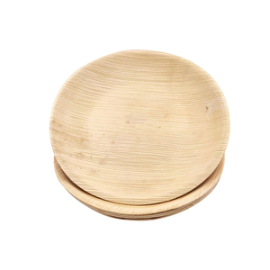 Fourniture en vrac 100% assiettes en feuilles de palmier biodégradables naturelles vaisselle jetable en forme pour les mariages différentes tailles disponibles - Product Image 1