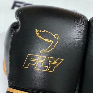 Guantes de Boxeo Profesionales de Entrenamiento de Kickboxing Modelo Más Reciente, Color Blanco Dorado, con Logotipo Personalizado y Nombre, para Sparring - Product Image 6