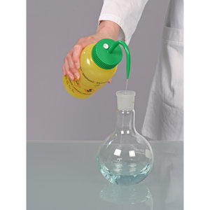 Botella de Laboratorio Redonda de Plástico de Alta Calidad, Duradera y Segura, con Válvula de Ventilación, Burkle GmbH - Product Image 2