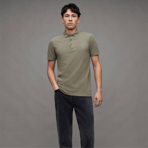 POLO personalizado de Primavera/Verano Pit Slim Fit Color sólido con cuello en V para suéter de punto para hombre - Product Image 1