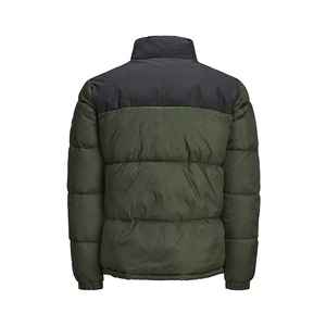Chaqueta reversible de lona con capucha de lujo de tendencia 2025 al por mayor, chaqueta informal de invierno con bolsillo de características lisas brillante de manga larga personalizada 100% - Product Image 5