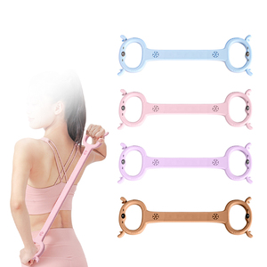Portable Elastic Exercise <strong>Bands</strong> in Figure 8 Design for <strong>Arm</strong> Shoulder Back Leg Stretching - Product Image 3