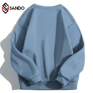 Sudadera con hombros caídos y logotipo personalizado para mujer, OEM, venta al por mayor, ropa de calle, Top corto de gimnasio, sudaderas con capucha occidentales lisas, ropa - Product Image 2