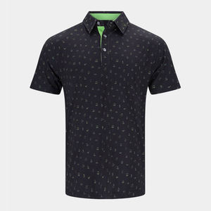 Camiseta Polo de golf con logotipo personalizado de alta calidad OEM de secado rápido adecuada para impresión completa - Product Image 6