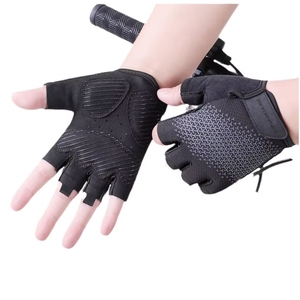 Unisex verano Spandex guantes de montar guantes de ciclismo carretera montar medio dedo Unisex antideslizante Camping senderismo guantes - Product Image 1