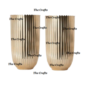 Jardinière couleur fer noir et or avec décoration extérieure et intérieure de qualité supérieure jardinière en pot de plantes - Product Image 2