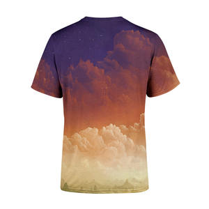 T-shirt imprimé par sublimation polychrome Concevez votre propre vêtement d'été T-shirt de sublimation T-shirt de sublimation pour hommes pour produit unisexe - Product Image 3