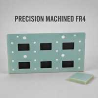Panneau de fenêtre CNC personnalisé en FR4 G10 avec découpes rectangulaires, 100 % fibre de verre vierge, panneau d'isolation certifié ISO