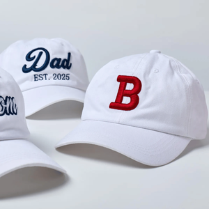 Fabricant de chapeaux 6 panneaux casquettes de baseball à broderie bouffante femmes hommes chapeaux de papa en coton non structuré à bord incurvé Logo personnalisé vente en gros - Product Image 2