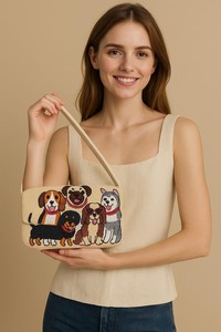 Monedero de Cuentas Personalizado Hecho a Mano con Cierre de Cremallera, Diseño Aggie de TAMU, Pedido Mínimo 3 Piezas - Product Image 4